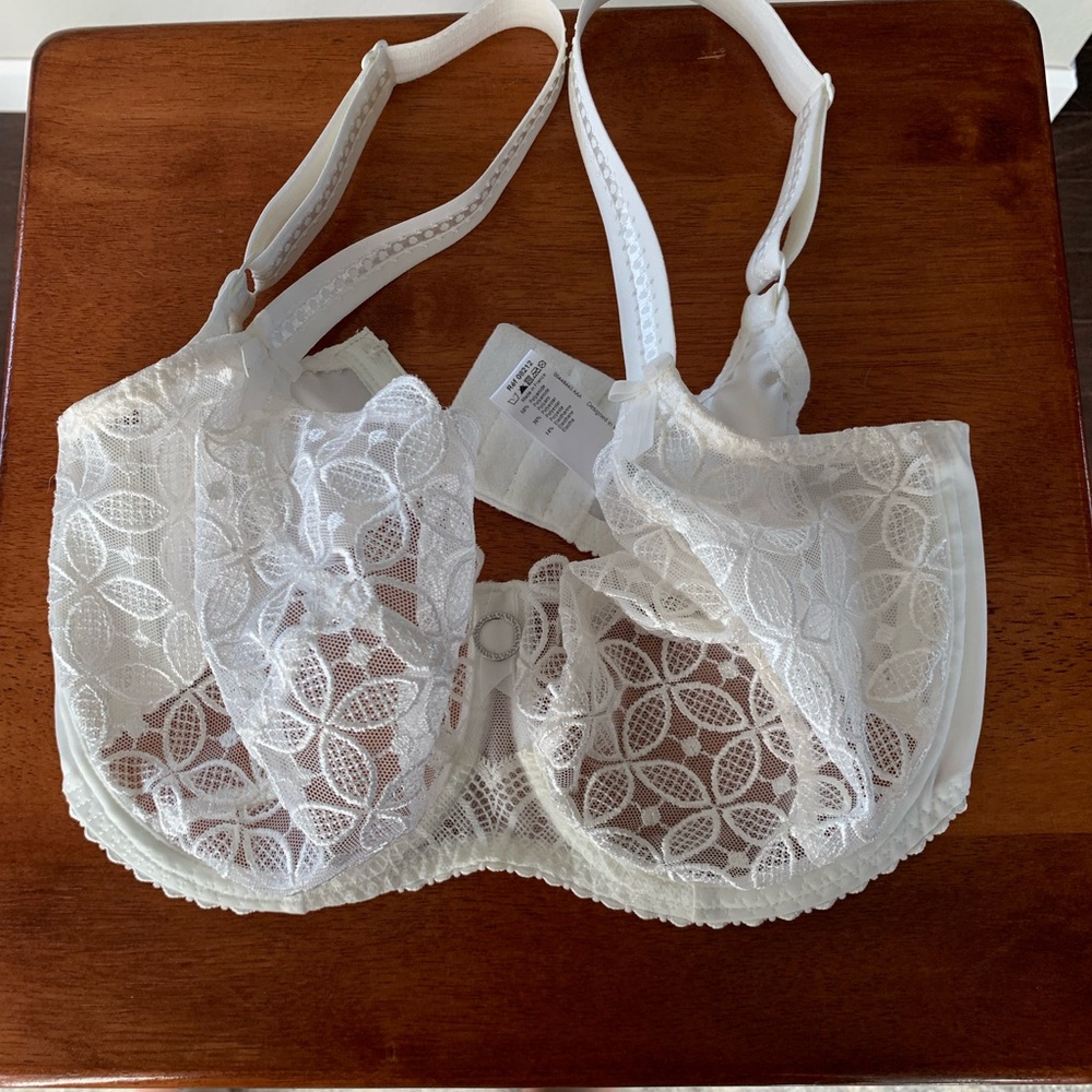 Like New Empreinte Romy Underwired Low-Necked Bra Natural 30F
